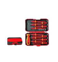 סט מברגים מתחלף  VDE 1000V כמות 13 יחידות- ביטק