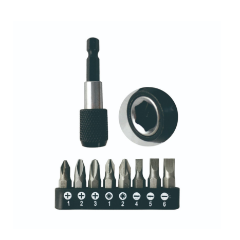 סט מוביל ביט מגנטי+8 ביטים- TOOLMAK