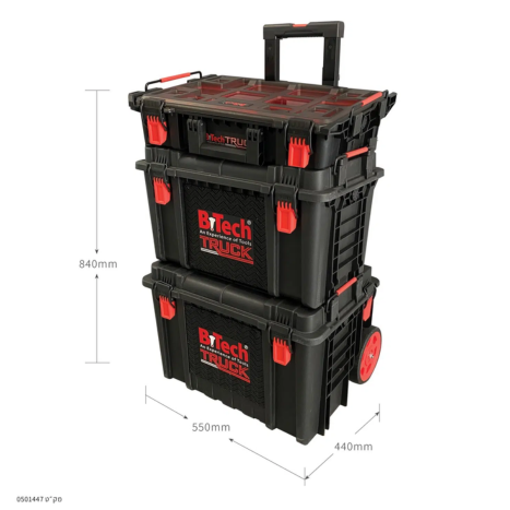 עמדת עבודה אטומה למים 3 חלק עם ידית נשיאה- ביטק