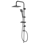 ערכת פינוק למקלחת נירוסטה דונטלו שחור- אקוילה