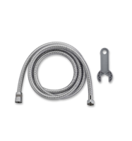 צינור מקלחת נירוסטה נמתח 2 מטר- אקווילה