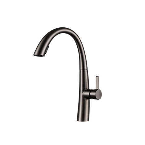 ברז נשלף אפור מטאלי WAVE- אקווילה פרימיום