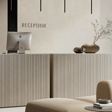 דקור גרניט פורצלן 60/120- בז' חול עם טקסטורת קווים