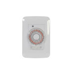 טיימר לדוד עם שעון 24 לגוויס כולל מתאם ומסגרת