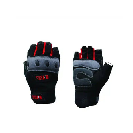 כפפות עבודה חצי L- ביטק