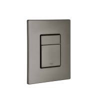 לחצן דו כמותי מרובע גרפיט מוברש- גרואה