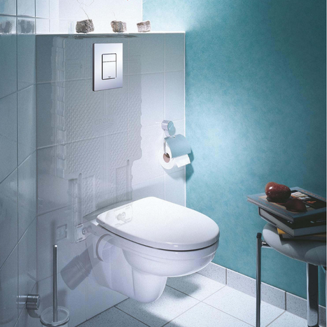 לחצן דו כמותי מרובע גרפיט מוברש- גרואה