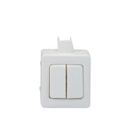 מפסק כפול על טיח