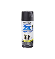 ספריי צבע שחור מט- X2 RUST-OLEUM