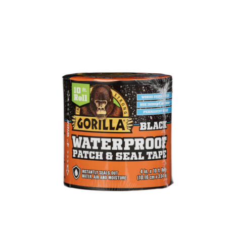 סרט אטימה והדבקה גמיש פרמננטי שחור 10 ס