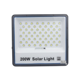 פנס הצפה 200W לד סולרי עם פנל חיצוני ושלט
