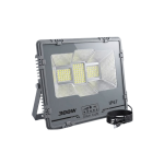 פנס הצפה 300W לד סולרי עם פנל חיצוני ושלט
