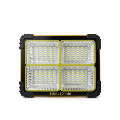 פנס הצפה LED סולארי נטען עוצמתי