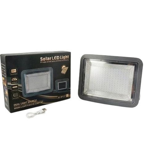 פנס הצפה לד סולרי נטען עם תצוגה דיגיטלית