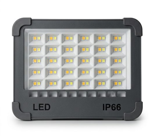 פנס הצפה לד סולרי עם חיישן