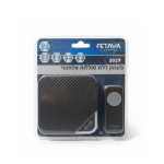 פעמון אלחוטי כולל סוללות צבע שחור