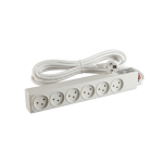 רב שקע 6 עד 1 מ' כולל מפסק