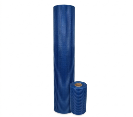 רשת אינטרגלס כחולה לטיח (5*5) 120 גרם- 50 מטר