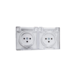 שקע כח מוגן מים P2 על הטיח