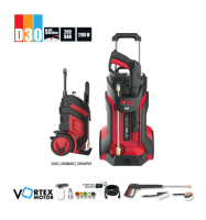 מכונת שטיפה + 2 מברשות 2100W 200BAR D30- ביטק