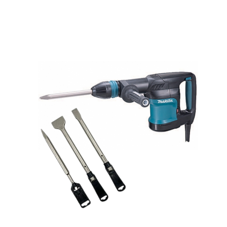 סט פטיש חציבה חשמלי עם 3 איזמלים בגדלים שונים במתנה!