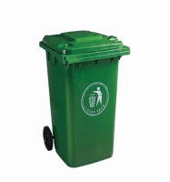 עגלת אשפה + גלגלים 360 ל'