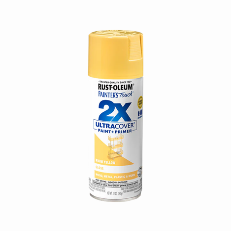 ספריי צבע כחול צהוב חם מבריק- X2 RUST-OLEUM