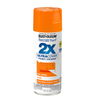 ספריי צבע כתום מבריק- X2 RUST OLEUM