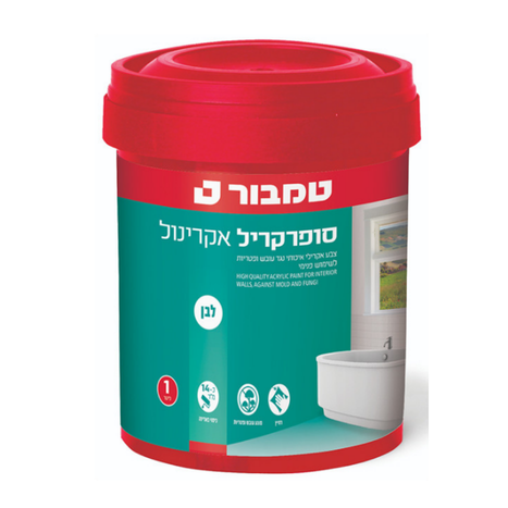 סופרקריל אקרינול לבן 1 ליטר- טמבור