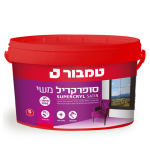 סופרקריל משי לבן במיוחד/פסטל 5 ליטר- טמבור