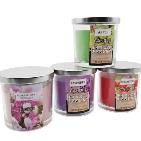 נר צבעוני במגוון ריחות סדרת HOME FRAGRANCE