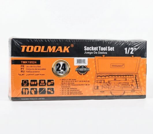 סט בוקסות 24 חלקים 1/2- TOOLMAK