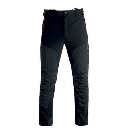 מכנס TECH EASY גזרת SLIM FIT שחור לעבודה- KAPRIOL